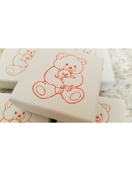 Caja cartón pendientes serie Baby 43x43x21mm | Miriam Caballero