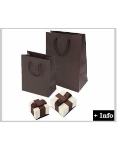Caja cartón Colgante, Pendientes y Juego serie Deluxe 90x90x40mm