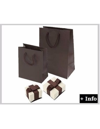Caja cartón Colgante, Pendientes y Juego serie Deluxe 90x90x40mm