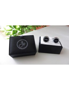 Caja cartón Gemelos espuma + 2 elásticos Serie Twins 65x65x25mm 2